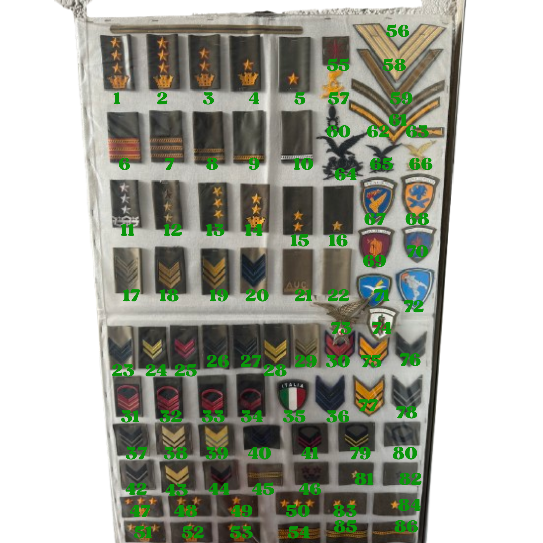 Gradi Tubolari Esercito Italiano Scegli il Tuo Grado Prodotto Ufficiale