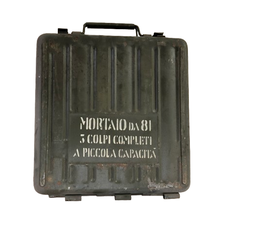 Porta Granate da Mortaio 81 mm Italiano Originale