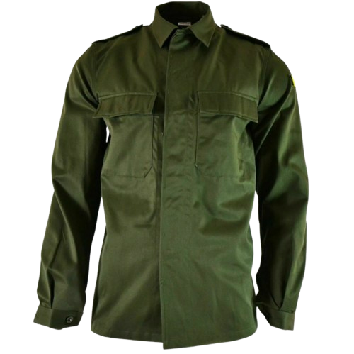 Camicia Belga Militare con Bottoni