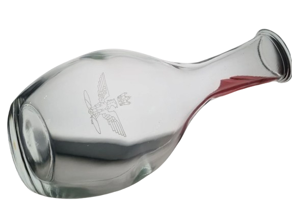 Caraffa Decanter per Acqua - Vino in vetro - Lt 1 con Logo Aeronautica Militare