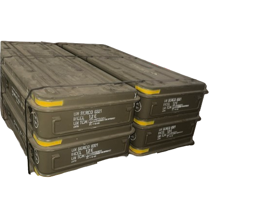 Cassa 80 Colpi Completi Da 25 MM x 137