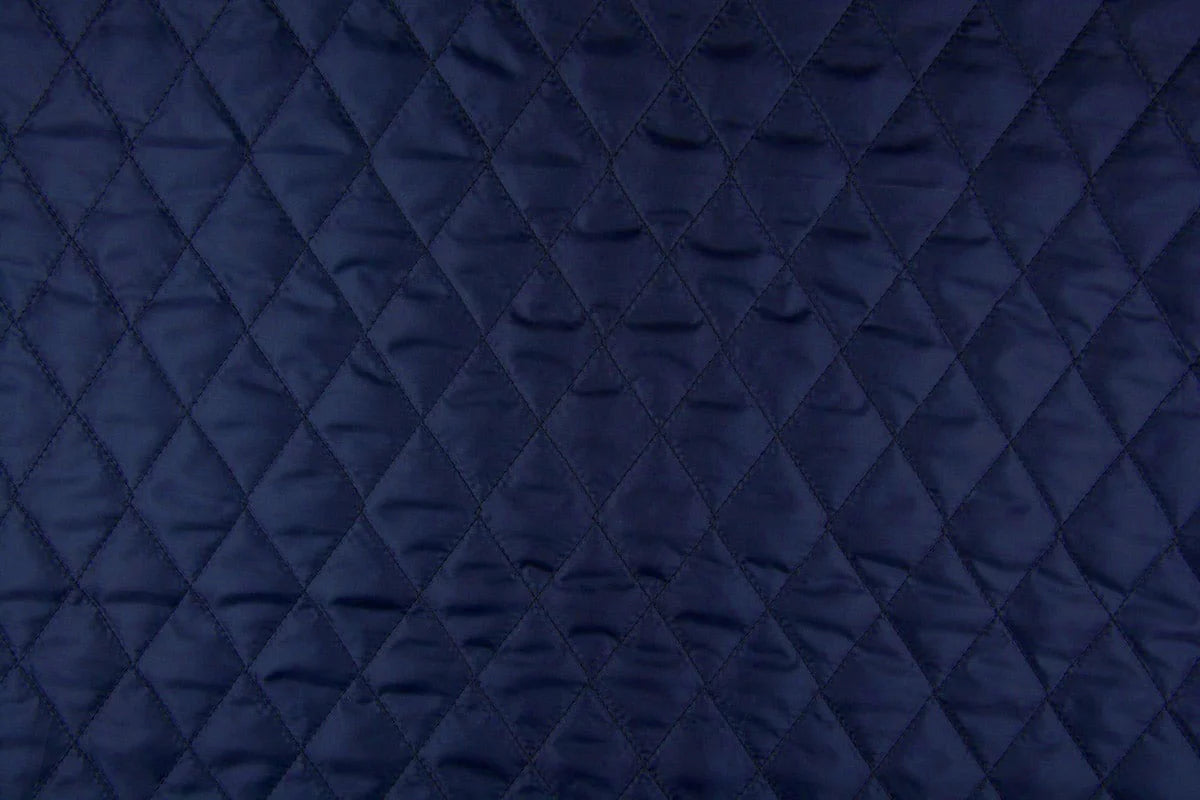 Tessuto Blu Trapuntato - ALTEZZA 2 METRI ( DISPONIBILITA' 2000 m² )