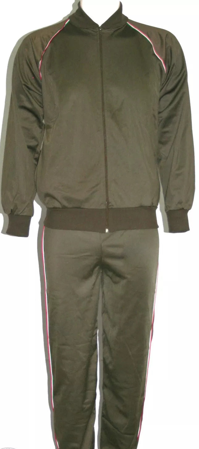 Tuta da ginnastica Militare Color - Verde Oliva