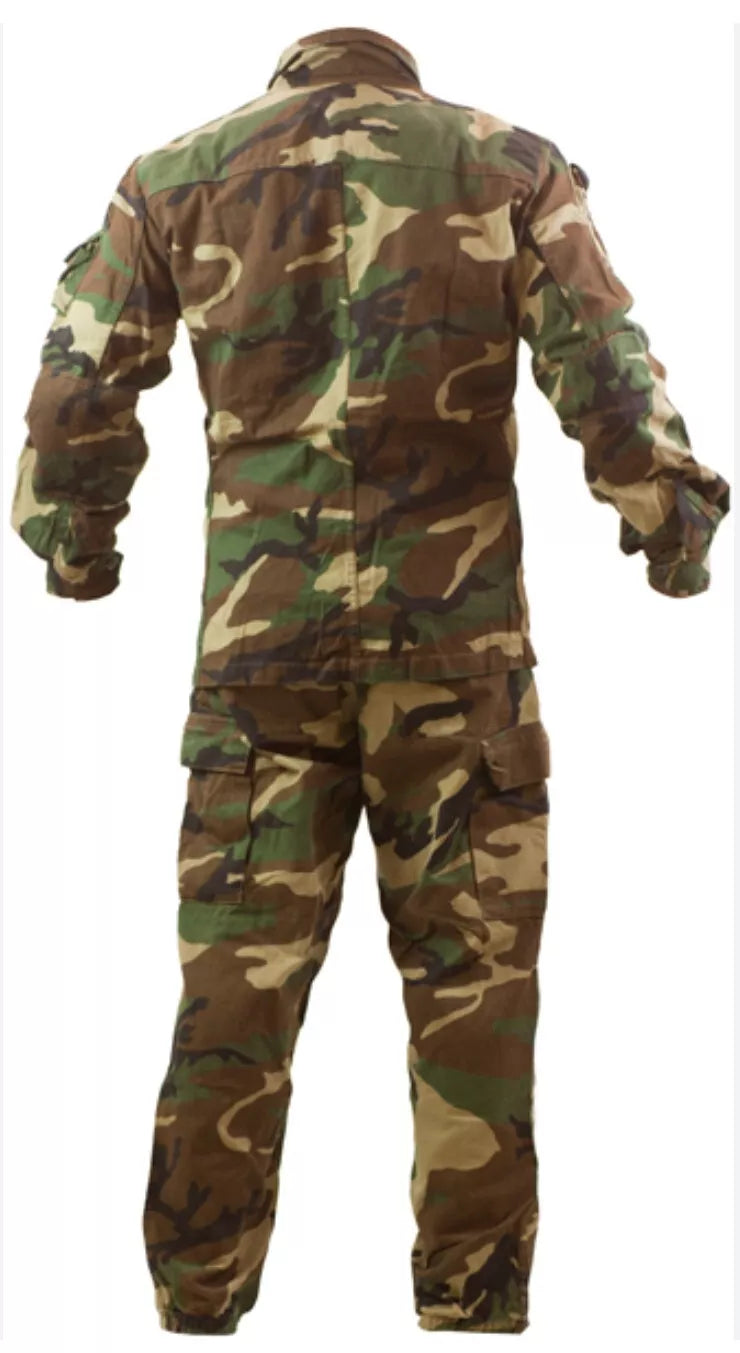 Giacca Pantalone Soft Air mimetica policroma Cotone Tg 58 Caccia Pesca Montagna